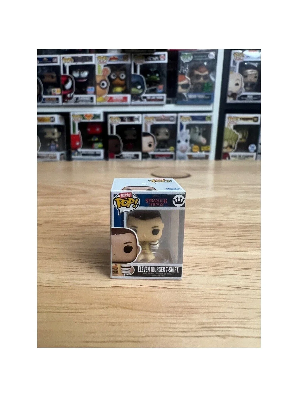 Hyper Rare Chase Bitty Eleven in Burger T-Shirt Stranger Things Funko Pop #718